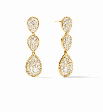 Julie Vos Luna Teardrop Tier Earring