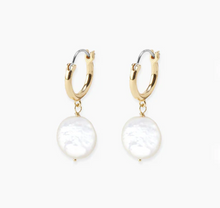 Gorjana Reese Pearl Huggie Earring