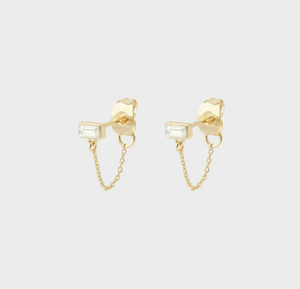 Gorjana Desi Chain Huggie Earring