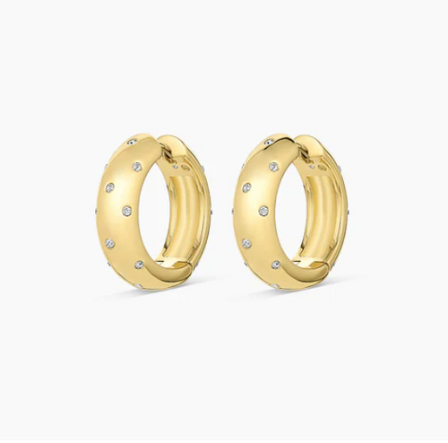 Gorjana Noel Shimmer Hoop Earring