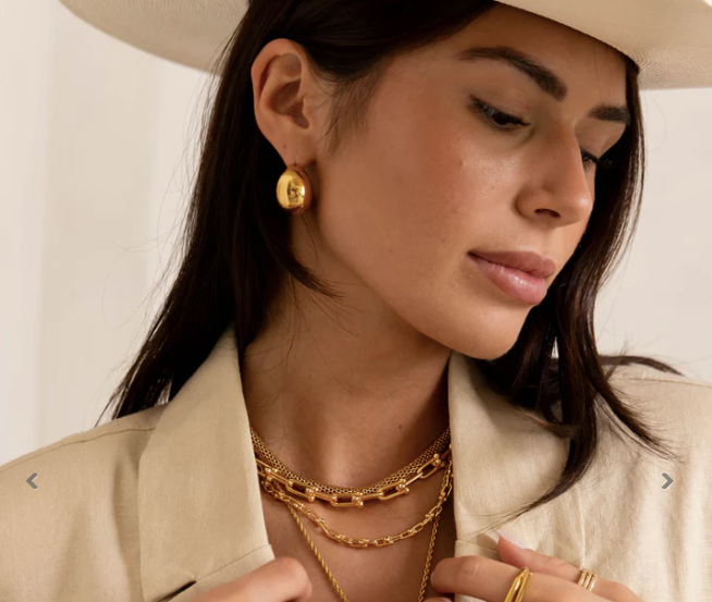 Sahira U Link Statement Necklace