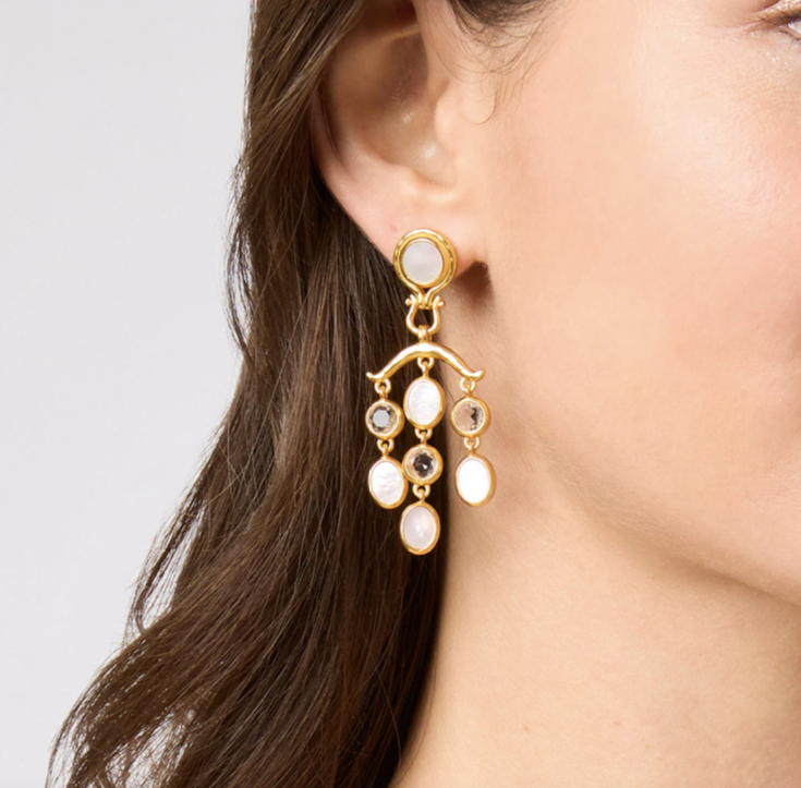 Julie Vos Saratoga Chandelier Earrings