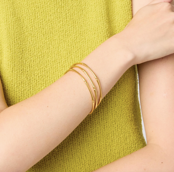 Julie Vos Bamboo Bangle Bracelet