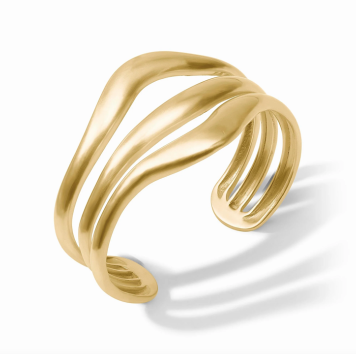 Julie Vos Wave Cuff Bracelet