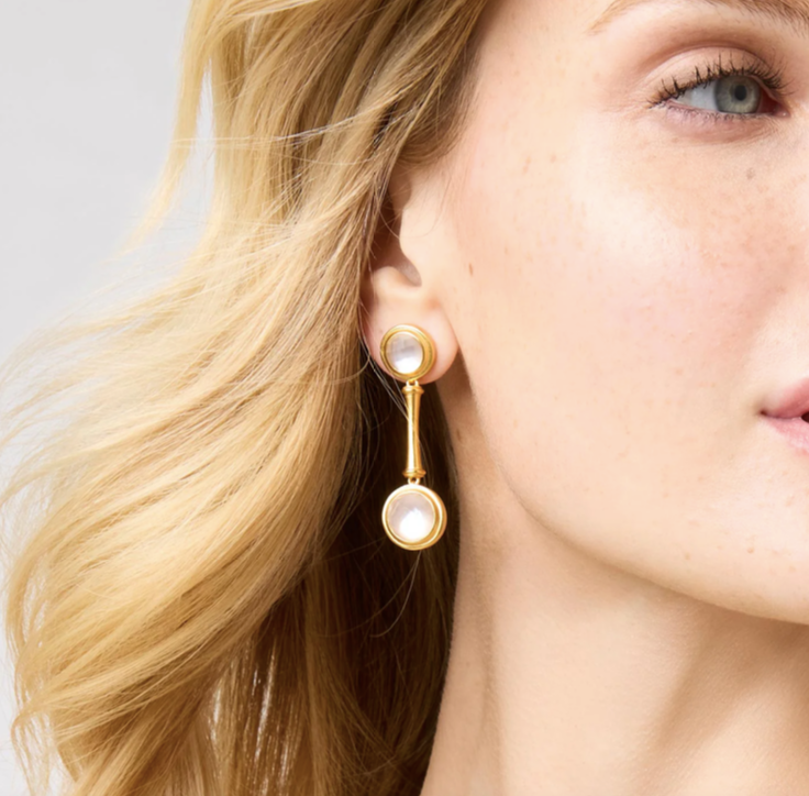 Julie Vos Bamboo Statement Earrings