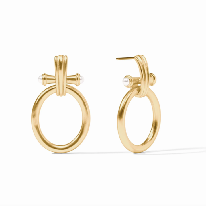 Julie Vos Bamboo Doorknocker Earrings