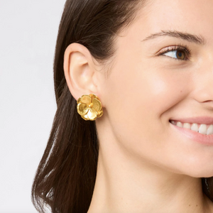 Julie Vos Bloom Statement Stud Earrings