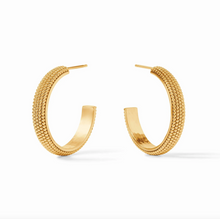 Julie Vos Beaded Eternity Hoop Earrings