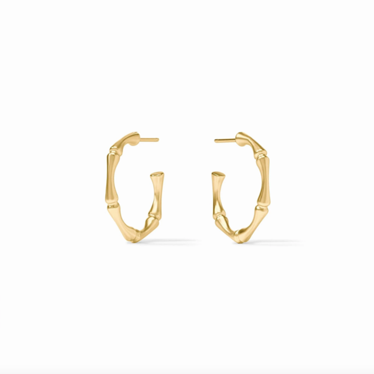 Julie Vos Bamboo Hoop Earrings