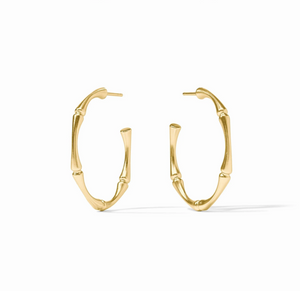 Julie Vos Bamboo Hoop Earrings