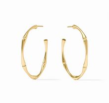 Julie Vos Bamboo Hoop Earrings