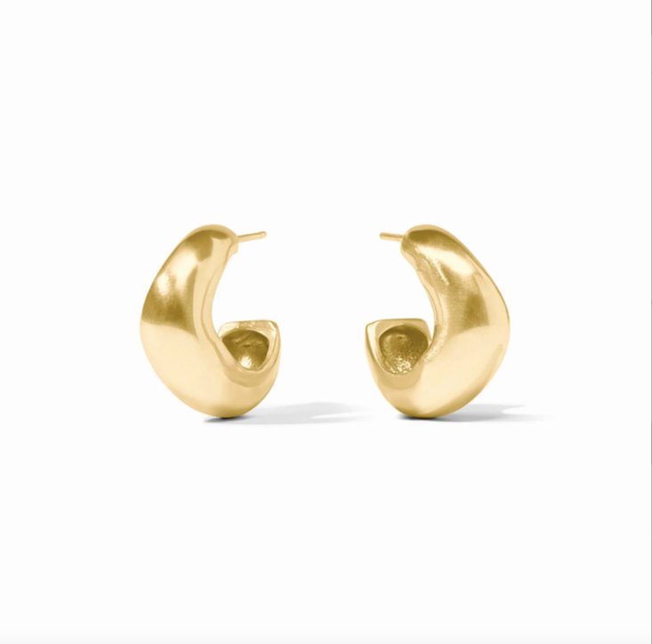 Julie Vos Wave Hoop Earrings