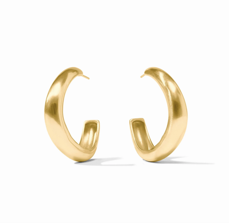 Julie Vos Wave Hoop Earrings