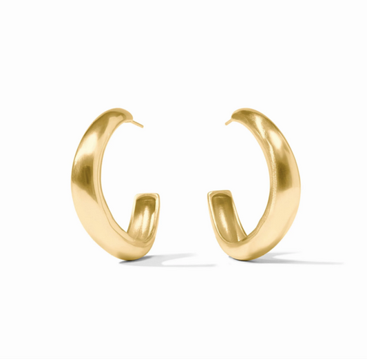 Julie Vos Wave Hoop Earrings