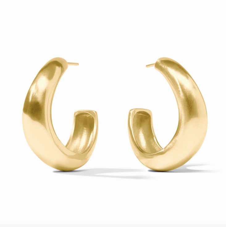 Julie Vos Wave Hoop Earrings