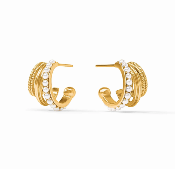 Julie Vos Hydra Triple Hoop Earrings