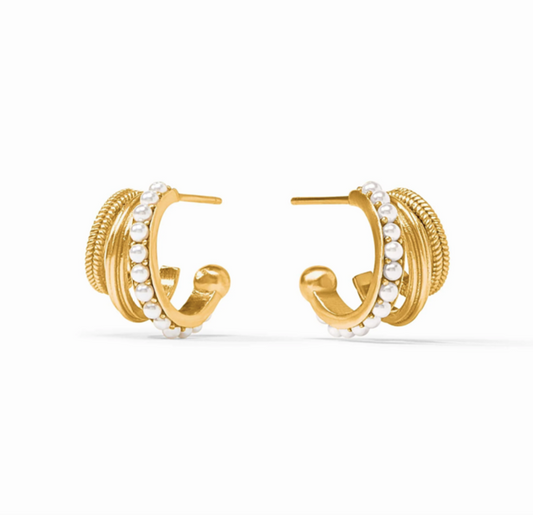 Julie Vos Hydra Triple Hoop Earrings