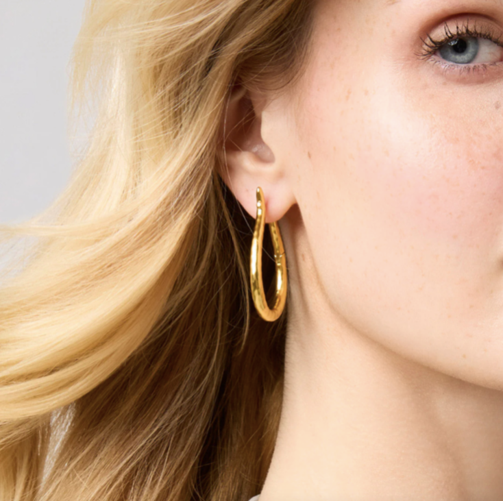 Julie Vos Saratoga Hoop Earrings