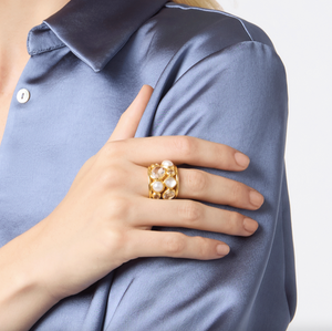 Julie Vos Kaleidoscope Statement Ring