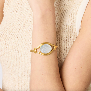 Julie Vos Saratoga Stone Cuff Bracelet