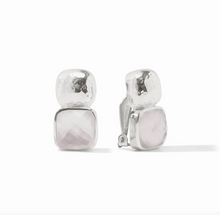 Julie Vos Silver Catalina Clip Earrings