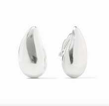 Julie Vos Silver Wave Clip Earrings