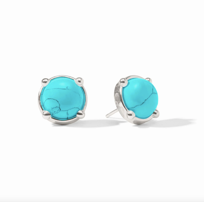 Julie Vos Silver Honey Stud Earrings