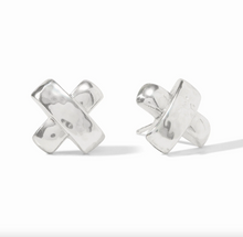Julie Vos Silver Catalina X Stud Earrings