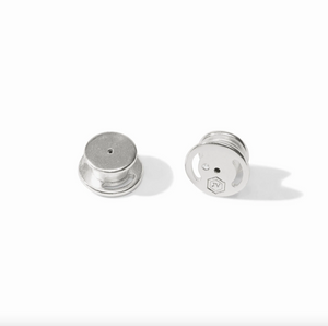 Julie Vos Silver Cannes Doorknocker Earrings