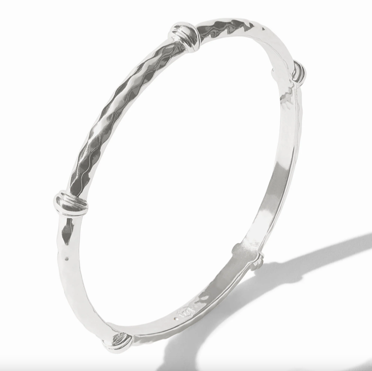 Julie Vos Silver Savannah Bangle Bracelet