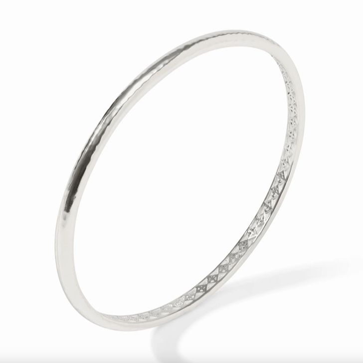 Julie Vos Silver Havana Demi Bangle Bracelet