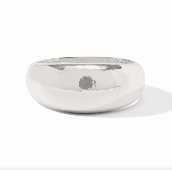 Julie Vos Silver Catalina Statement Hinge Bangle Bracelet