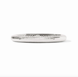 Julie Vos Silver Catalina Hinge Bangle Bracelet