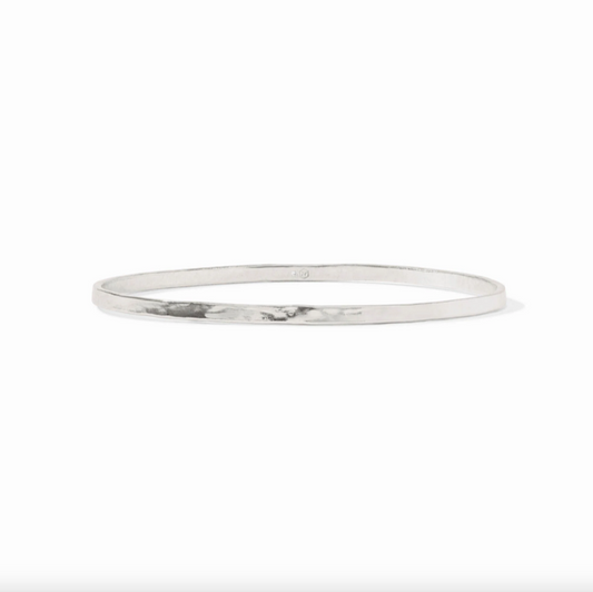 Julie Vos Silver Crescent Bangle Bracelet