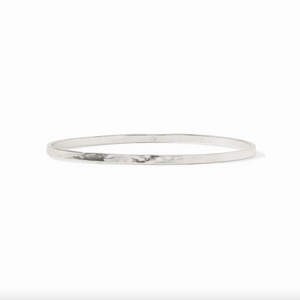Julie Vos Silver Crescent Bangle Bracelet