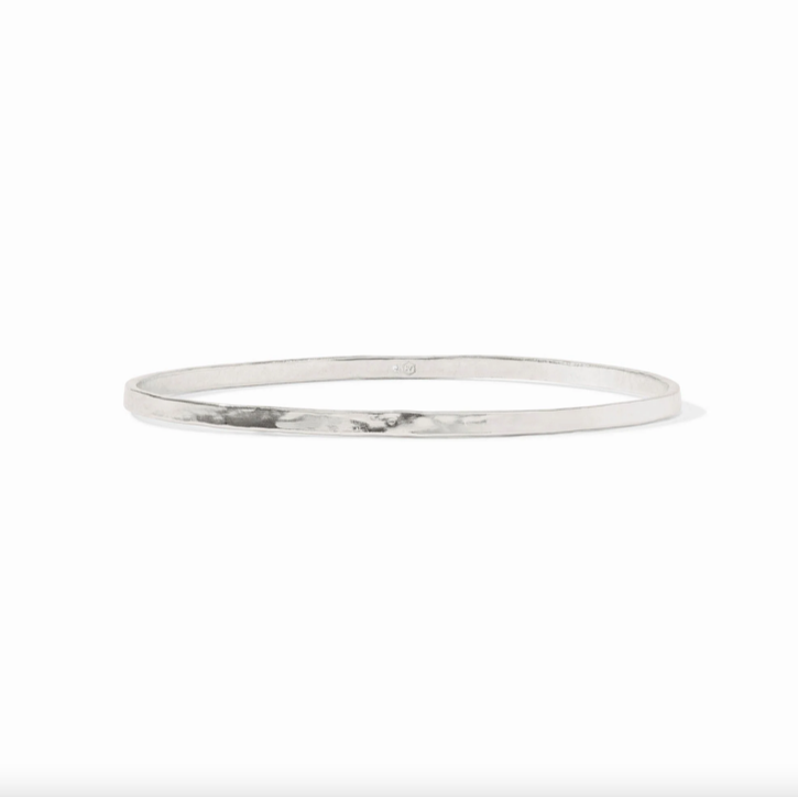 Julie Vos Silver Crescent Bangle Bracelet