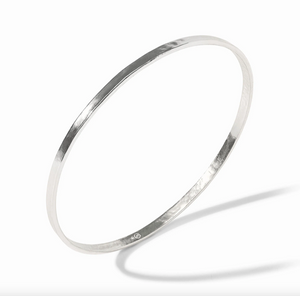Julie Vos Silver Crescent Bangle Bracelet