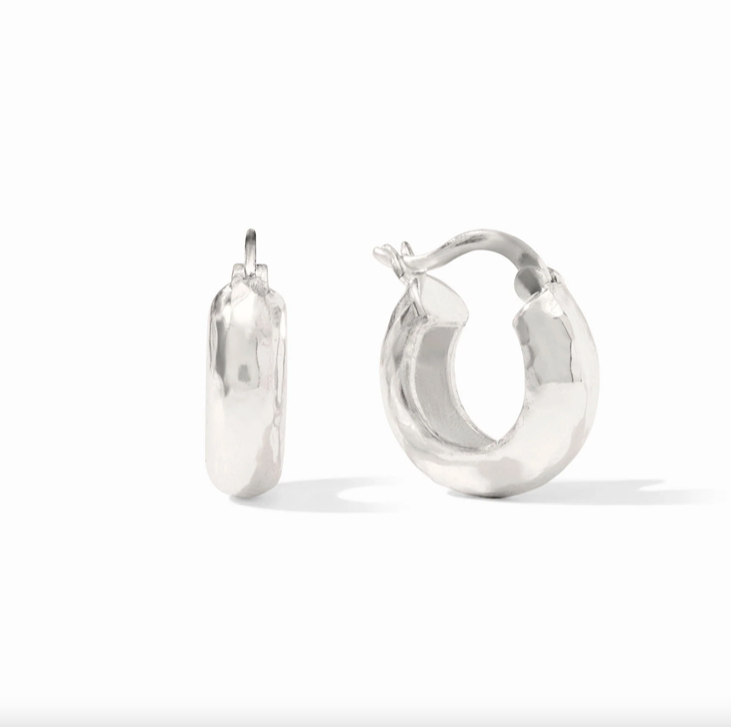 Julie Vos Silver Catalina 2 in 1 Earrings