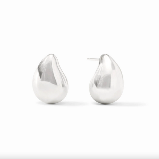 Julie Vos Silver Wave Earrings