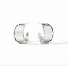 Julie Vos Silver Savoy Hoop Earrings