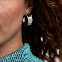 Julie Vos Silver Savoy Hoop Earrings