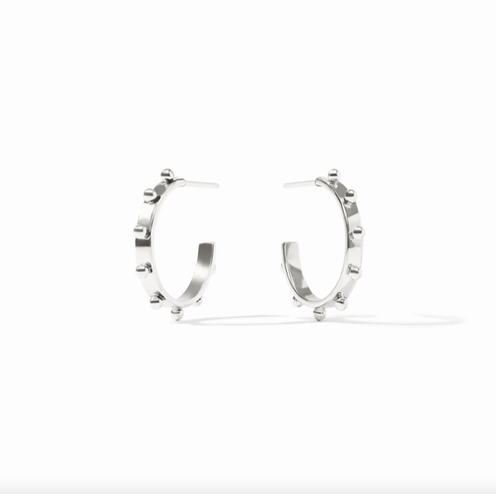 Julie Vos Silver Soho Hoop Earrings