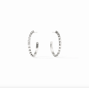 Julie Vos Silver Soho Hoop Earrings