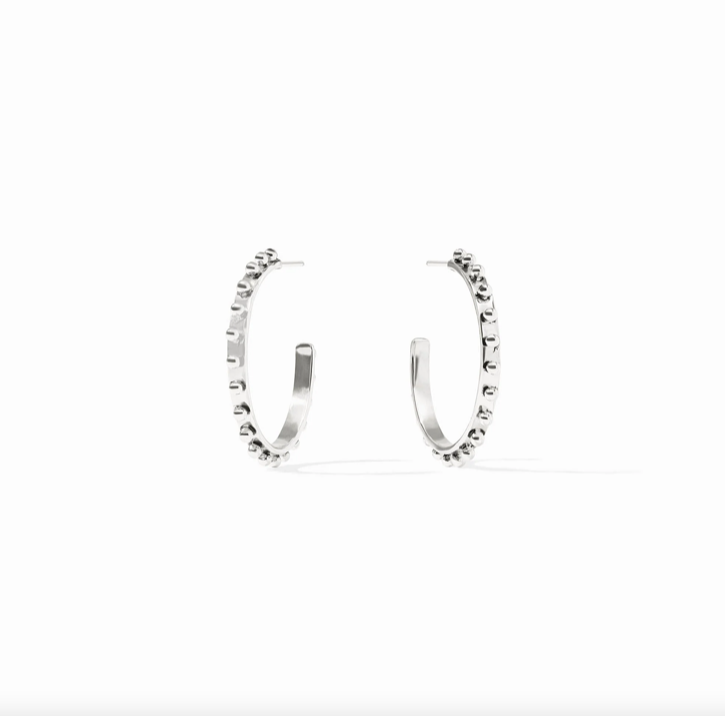 Julie Vos Silver Soho Hoop Earrings