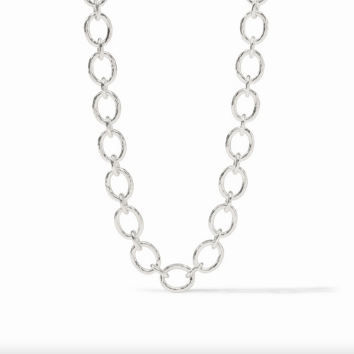 Julie Vos Silver Catalina Demi Link Necklace