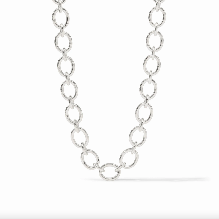 Julie Vos Silver Catalina Demi Link Necklace