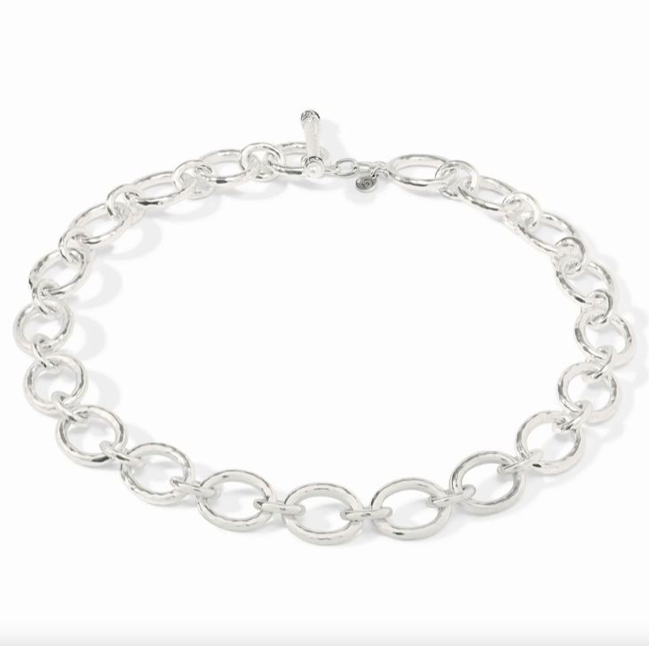 Julie Vos Silver Catalina Demi Link Necklace