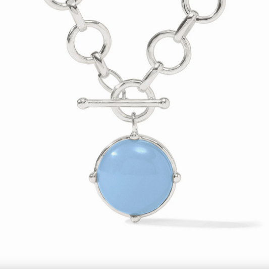 Julie Vos Silver Honeybee Statement Necklace