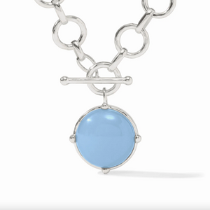 Julie Vos Silver Honeybee Statement Necklace