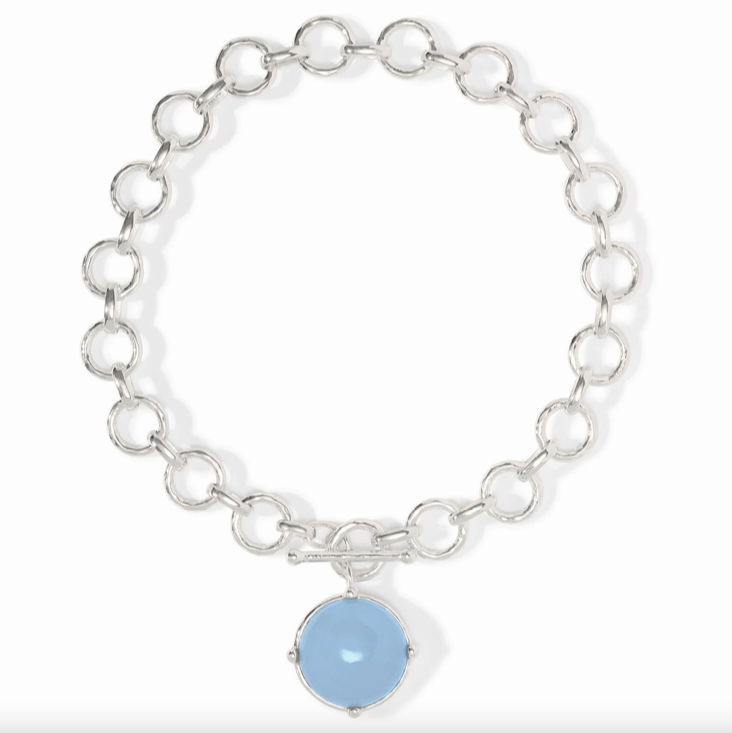 Julie Vos Silver Honeybee Statement Necklace